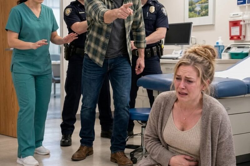 “Pay or get out!” my stepbrother yelled in the doctor’s office. Seconds later, the police arrived and caught everything.