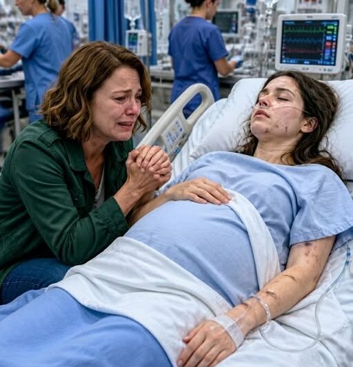 Part1: At 5 AM, the police found my 5-month pregnant daughter bleeding out at a freezing bus stop. “Her husband and his mother beat her,” the doctor whispered. “She and the baby won’t survive the night.”