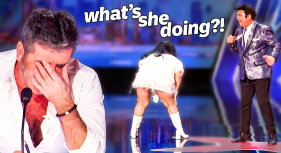 Simon Doesn’t Want This To End – The Longer She Dances, The More Clothes Come Off! 